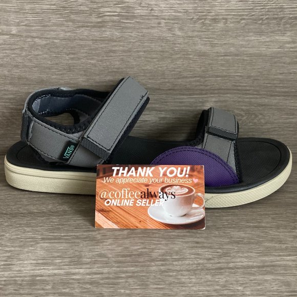 Vans Ultrarange Tri-Lock Ultracush Pewter Eucalyptus Sandals Men\'s NWB main image 7